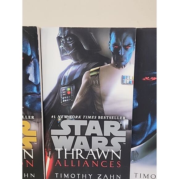 STAR WARS THRAWN Prequel Trilogy Paperback Book Set Treason Alliances - Picture 3 of 8
